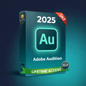 Adobe Audition 2025 – Lifetime Access 🎧 | One-Time Payment 💳