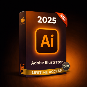🎨 Adobe Illustrator – Full Version | Professional Vector Graphics & Logo Design | Lifetime Access