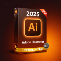 Adobe Illustrator 2025 – Lifetime Access 🎨 | One-Time Payment 💸