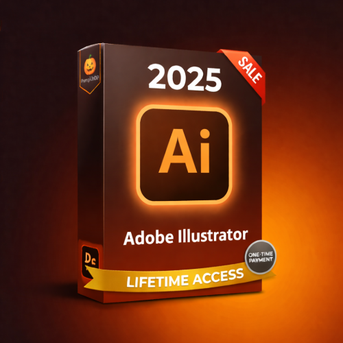 Adobe Illustrator Adobe Illustrator 2025 – Lifetime Access 🎨 | One-Time Payment 💸