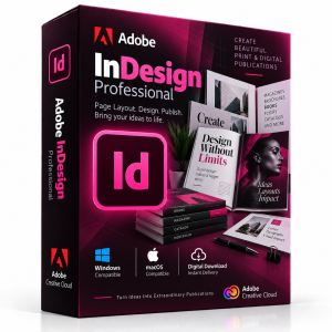 Adobe InDesign Professional – Page Layout & Publishing for Windows & Mac | Digital Download