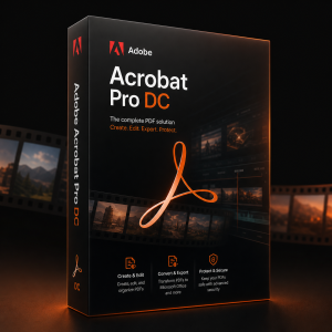 Adobe Acrobat Pro DC – Professional PDF Editor | Edit, Convert, Merge, Split, Sign & Secure PDFs